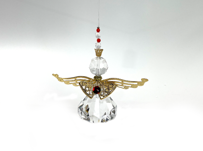 Metallic Angel Ornament