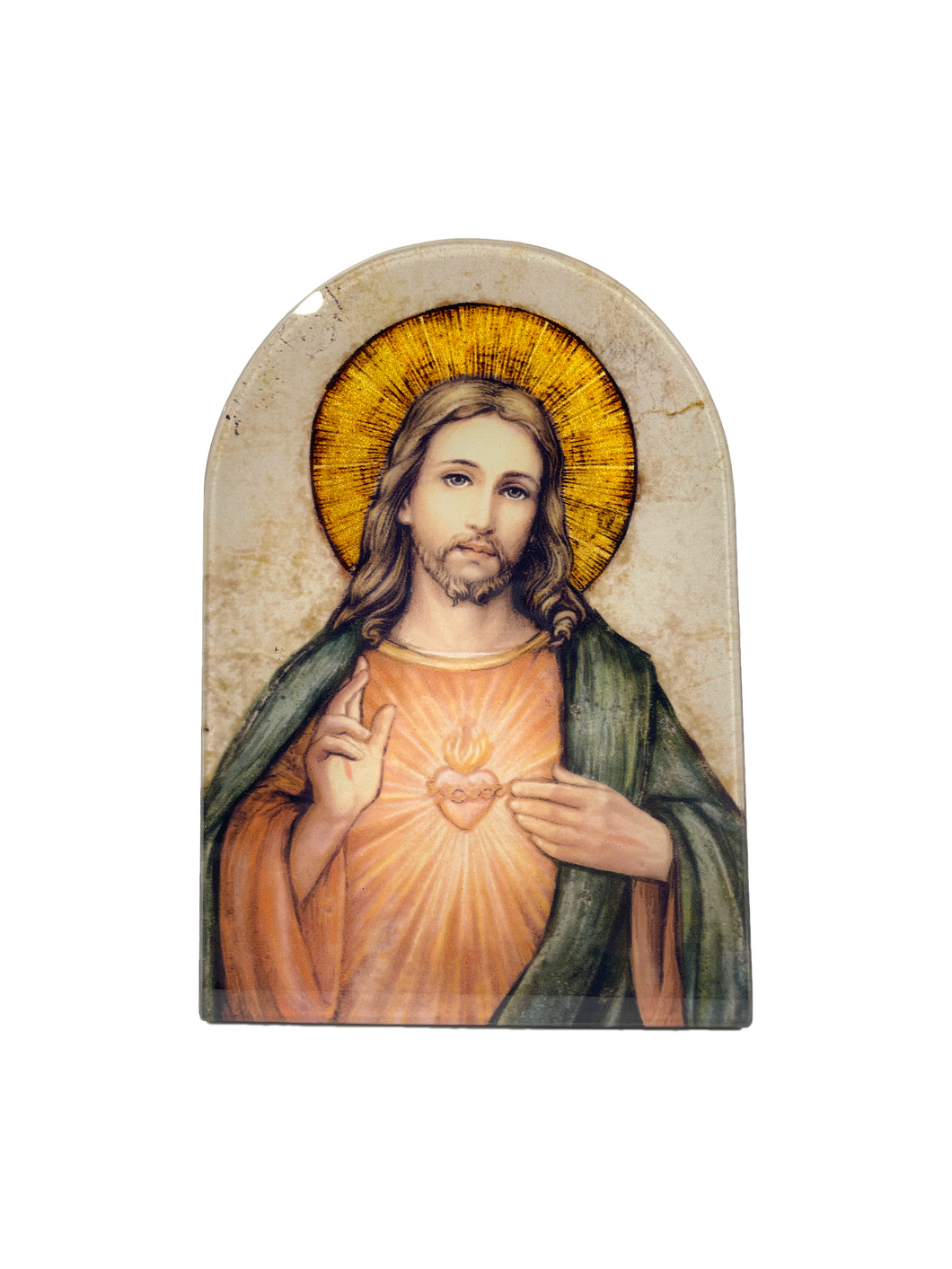 Sacred Heart of Jesus Christ Icon Plaque
