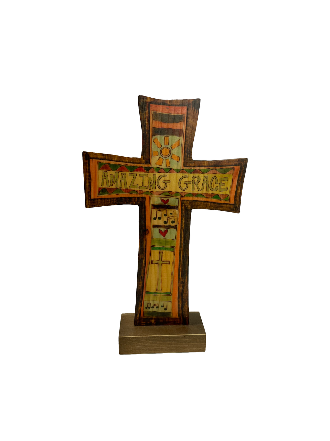 Amazing Grace Wooden Cross
