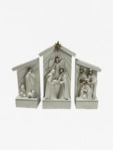Load image into Gallery viewer, 3pc Light-Up Nativity Set
