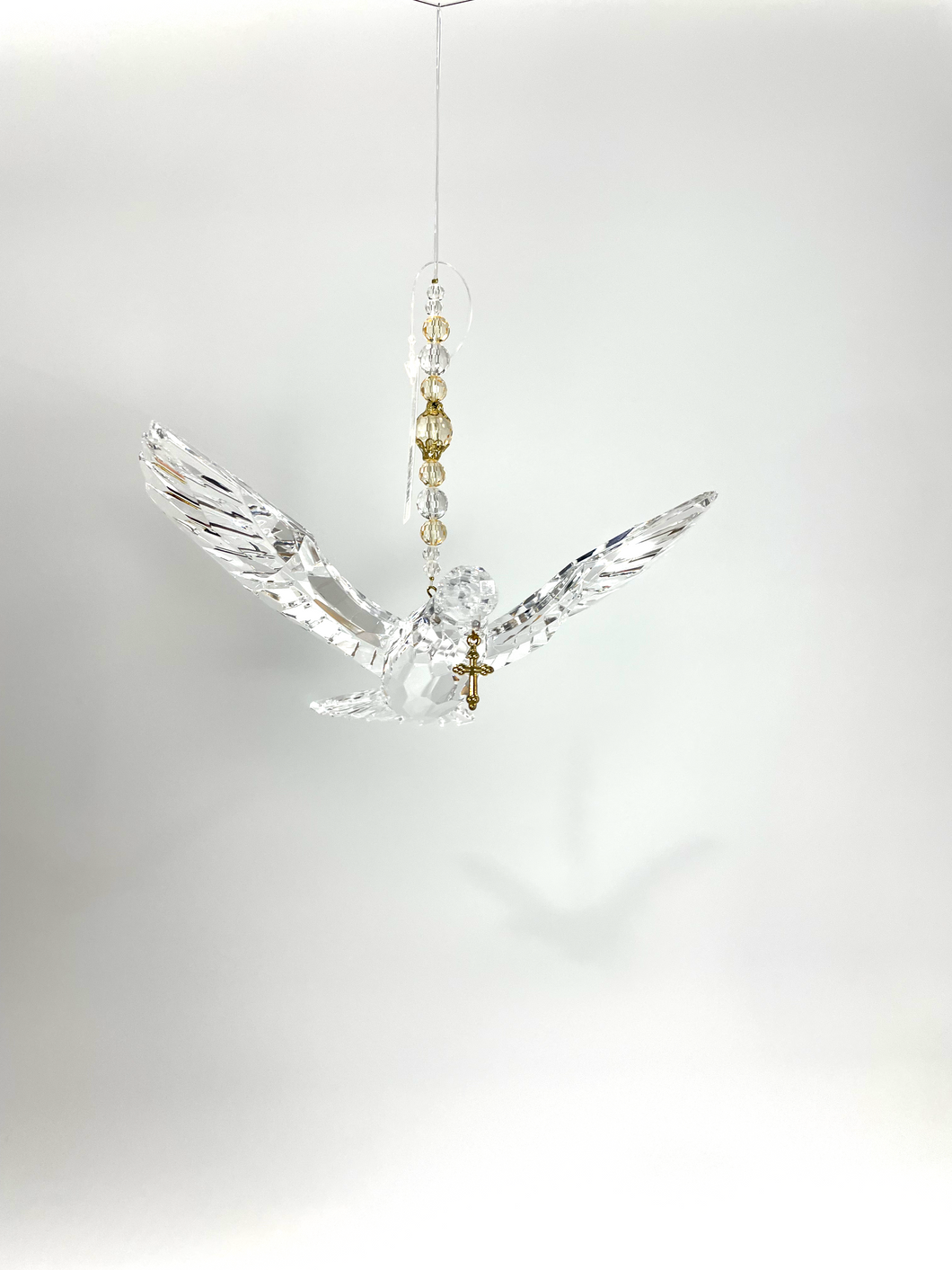 Dove Ornament With Cross