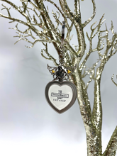 Load image into Gallery viewer, Engraved Heart Photograph Keychain
