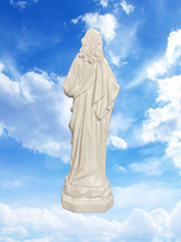 Load image into Gallery viewer, Sacred Heart of Jesus: White Finish
