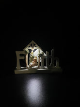 Load image into Gallery viewer, Light-Up Nativity Faith Statue

