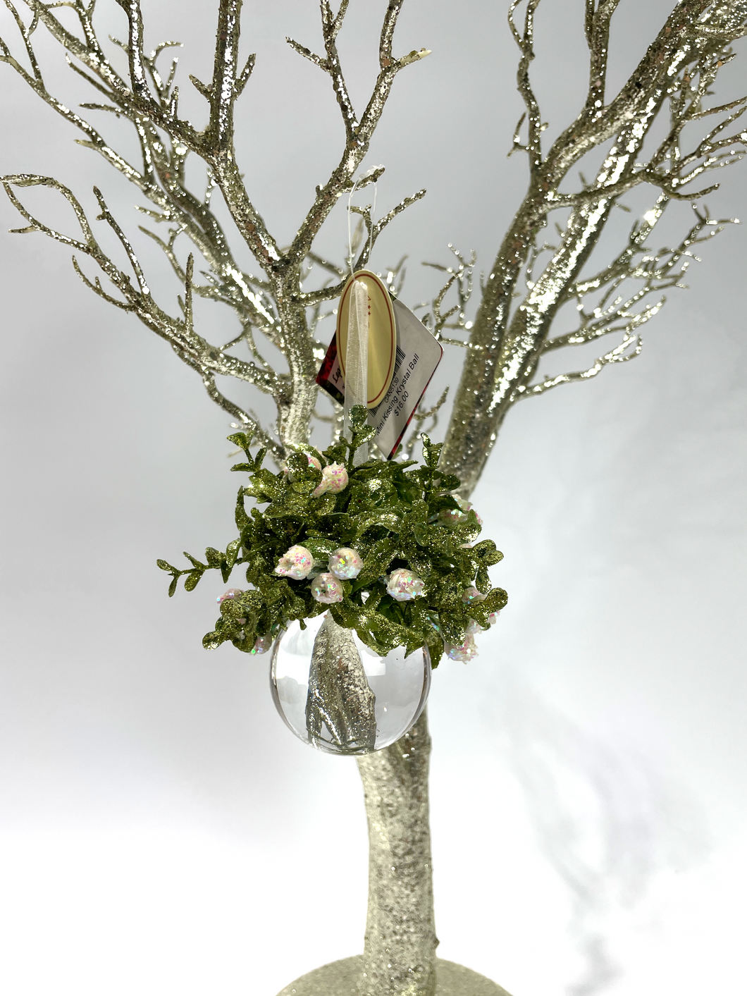 Crystal wreath ornament
