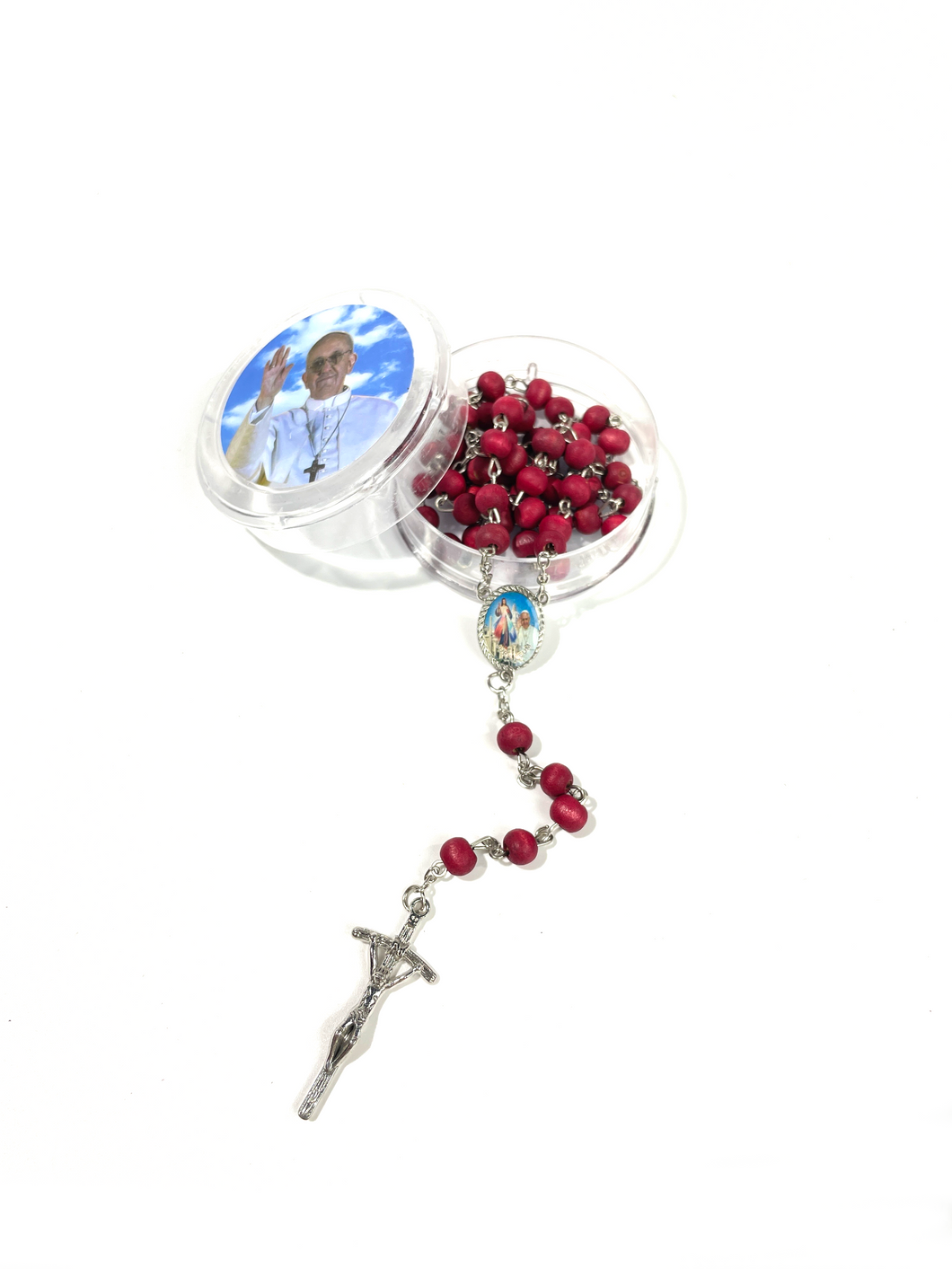 Pope Francis Rosewood Rosary