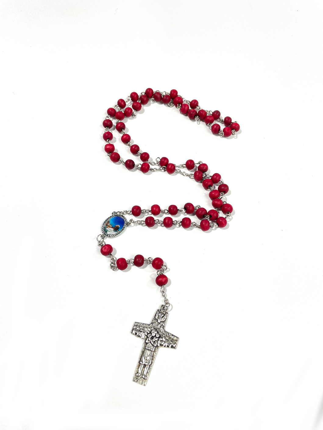 Pope Francis Rosewood Necklace
