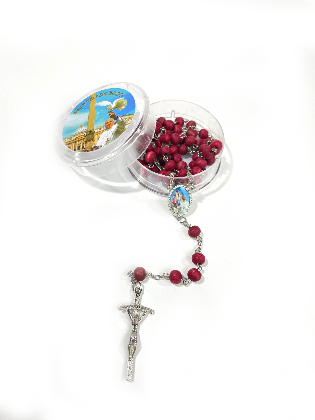 Pope Francis Rosewood Rosary