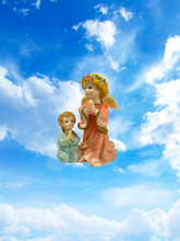 Load image into Gallery viewer, A Touch of Heaven Guardian Angel Praying with Child
