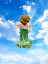 Load image into Gallery viewer, A Touch of Heaven Green Rhinestone Praying Angel Statue
