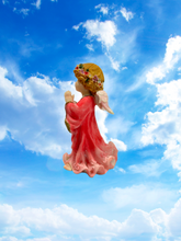 Load image into Gallery viewer, A Touch of Heaven Red Rhinestone Praying Angel Statue
